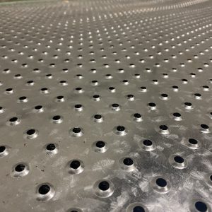 Galvanized punched metal sheets